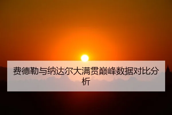 费德勒与纳达尔大满贯巅峰数据对比分析